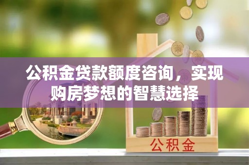 光明新区公积金贷款额度咨询，实现购房梦想的智慧选择