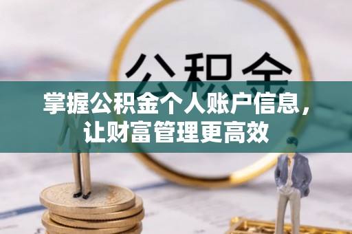 光明新区掌握公积金个人账户信息，让财富管理更高效