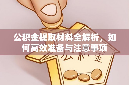 光明新区公积金提取材料全解析，如何高效准备与注意事项