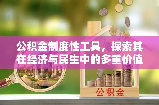光明新区公积金制度性工具，探索其在经济与民生中的多重价值